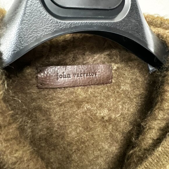 JOHN VARVATOS CASHMERE "Catherine" Hoodie in Green sz.M (MSRP $798) - Picture 2 of 9